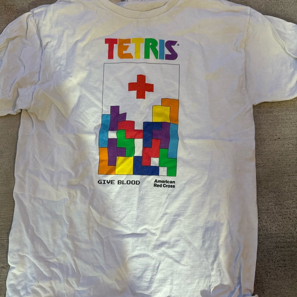 Tetris x American Red Cross White Graphic Tee